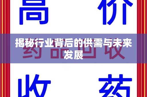 金华揭秘行业背后的供需与未来发展